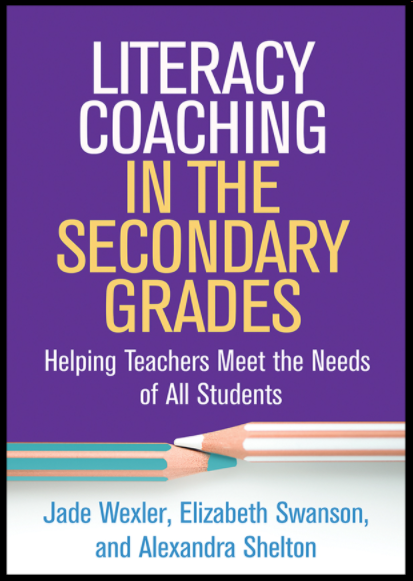Cover of book titled Literacy Coaching in the Secondary Grades